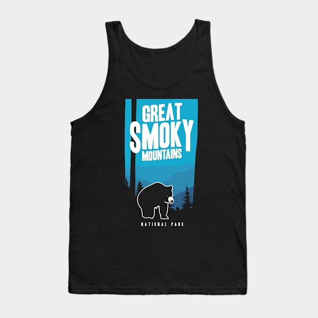 Great smoky mountains national park bear design Tank Top by Terrybogard97